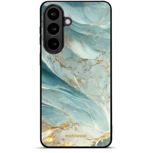 Mobiwear Glossy Samsung Galaxy S26 Plus fényes tok - G022G, zöldes márvány kép