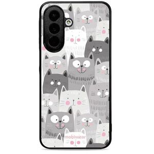 Mobiwear Glossy Samsung Galaxy A27 fényes tok - G045G, macskák kép
