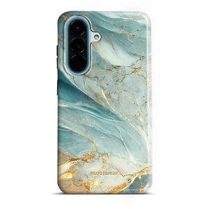 Mobiwear Odolné pouzdro Samsung Galaxy A27 - Elite Pro EP34E Zelenkavý mramor kép