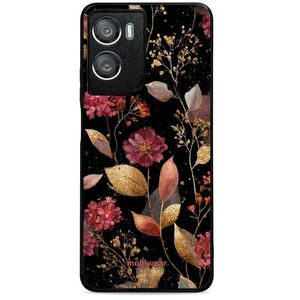 Mobiwear Glossy Motorola Moto G06 Power fényes tok - G171G, aranyszínű levelek kép