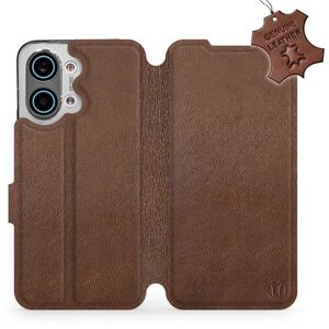 Mobiwear Kožené flip pouzdro pro Xiaomi POCO X8 Pro Max - hnědé kép