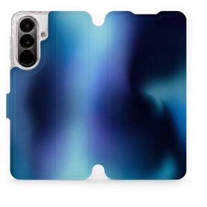 Mobiwear Flip pouzdro pro Samsung Galaxy A37 5G - VP68S modrý odstín kép