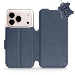 Mobiwear Kožené flip pouzdro pro Honor 600 Pro - modré kép