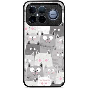 Mobiwear Lesklé pouzdro Glossy pro Poco F8 Ultra - G045G kočičky kép