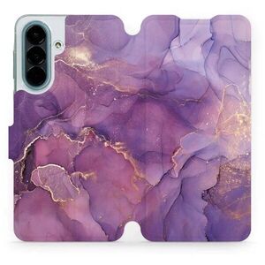 Mobiwear Flip pouzdro pro Samsung Galaxy A27 - VP20S fialový mramor kép