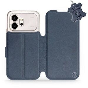 Mobiwear Kožené flip pouzdro pro Honor 600 - modré kép