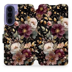 Mobiwear Flip pouzdro pro Samsung Galaxy A57 5G - V169S zlatavé kvítky kép
