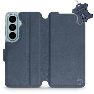 Mobiwear Kožené flip pouzdro pro Samsung Galaxy S26 - modré kép