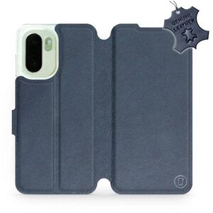 Mobiwear Kožené flip pouzdro pro OnePlus 15R - modré kép