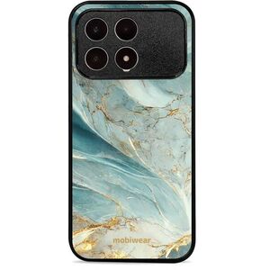 Mobiwear Lesklé pouzdro Glossy pro Poco F8 Pro - G022G zelenkavý mramor kép