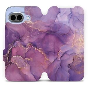 Mobiwear Flip pouzdro pro Google Pixel 10a - VP20S fialový mramor kép
