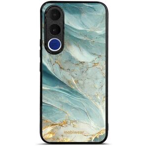 Mobiwear Lesklé pouzdro Glossy pro Vivo V70 FE - G022G zelenkavý mramor kép