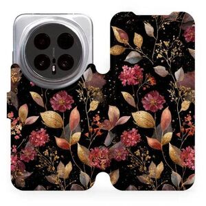 Mobiwear Flip pouzdro pro Honor Magic8 Pro - V171S zlatavé lístky kép
