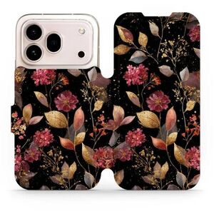Mobiwear Flip pouzdro pro Honor 600 Pro - V171S zlatavé lístky kép