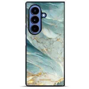 Mobiwear Lesklé pouzdro Glossy pro Samsung Galaxy Z Fold7 - G022G zelenkavý mramor kép