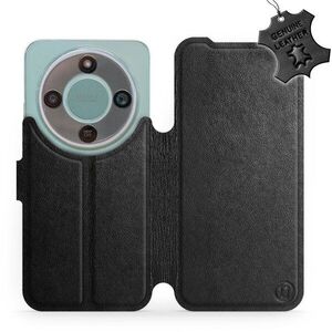 Mobiwear Kožené flip pouzdro pro Honor Magic8 Lite - černé kép