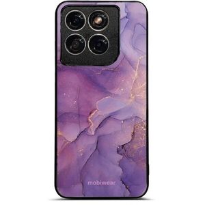Mobiwear Glossy Motorola Edge 70 Fusion fényes tok - G050G, lila márvány kép