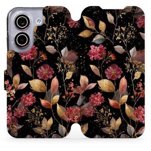 Mobiwear Flip pouzdro pro Xiaomi POCO X8 Pro - V171S zlatavé lístky kép