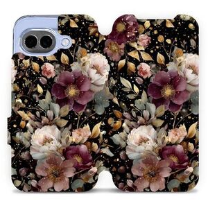 Mobiwear Flip pouzdro pro Google Pixel 10a - V169S zlatavé kvítky kép