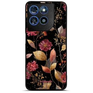 Mobiwear Lesklé pouzdro Glossy pro Motorola Moto G57 Power - G171G zlatavé lístky kép