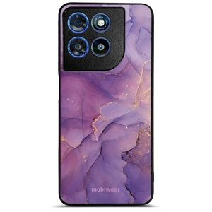 Mobiwear Lesklé pouzdro Glossy pro Motorola Moto G57 Power - G050G fialový mramor kép