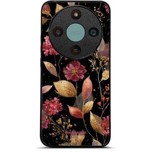 Mobiwear Lesklé pouzdro Glossy pro Honor Magic 8 Lite - G171G zlatavé lístky kép