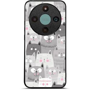 Mobiwear Lesklé pouzdro Glossy pro Honor Magic 8 Lite - G045G kočičky kép