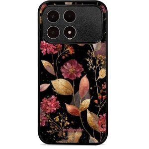 Mobiwear Lesklé pouzdro Glossy pro Poco F8 Pro - G171G zlatavé lístky kép