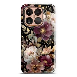 Mobiwear Odolné pouzdro Xiaomi 15T Pro - Elite Pro E169E Zlatavé kvítky kép