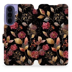 Mobiwear Flip pouzdro pro Samsung Galaxy A57 5G - V171S zlatavé lístky kép