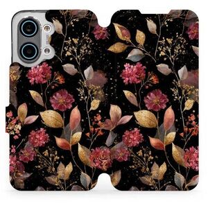Mobiwear Flip pouzdro pro Xiaomi POCO X8 Pro Max - V171S zlatavé lístky kép