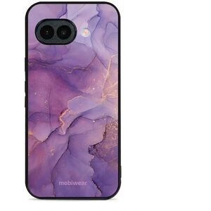 Mobiwear Lesklé pouzdro Glossy pro Google Pixel 10a - G050G fialový mramor kép