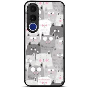 Mobiwear Lesklé pouzdro Glossy pro Vivo V70 FE - G045G kočičky kép