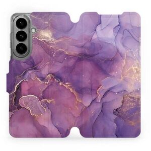 Mobiwear Flip pouzdro pro Samsung Galaxy S26 Plus - VP20S fialový mramor kép