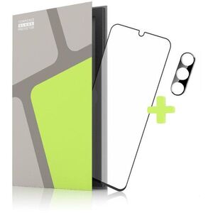 Tempered Glass Protector Samsung Galaxy A34 5G üvegfólia - fekete keret + kamera védő fólia kép