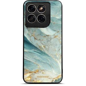 Mobiwear Lesklé pouzdro Glossy pro Motorola Edge 70 Fusion - G022G zelenkavý mramor kép