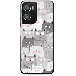 Mobiwear Glossy Motorola Moto G06 Power fényes tok - G045G, macskák kép