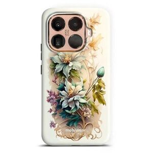 Mobiwear Odolné pouzdro Xiaomi 15T Pro - Elite Pro E014E Krémové květy kép