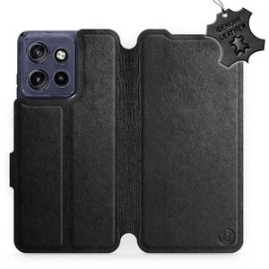 Mobiwear Kožené flip pouzdro pro Motorola Edge 60 Neo - černé kép