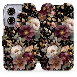 Mobiwear Flip pouzdro pro Xiaomi POCO X8 Pro - V169S zlatavé kvítky kép
