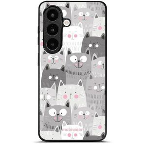 Mobiwear Glossy Samsung Galaxy S26 fényes tok - G045G, macskák kép