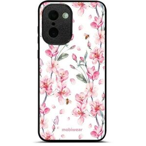 Mobiwear Glossy OnePlus 15R fényes tok - G033G, rózsaszín virágok kép