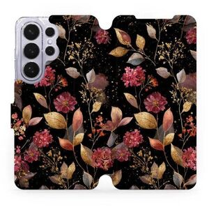 Mobiwear Flip pouzdro pro Samsung Galaxy S26 Ultra - V171S zlatavé lístky kép