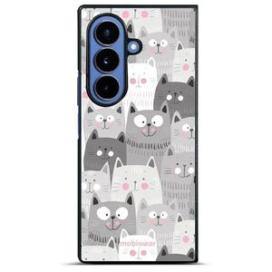 Mobiwear Glossy Samsung Galaxy Z Fold7 fényes tok - G045G, macskák kép