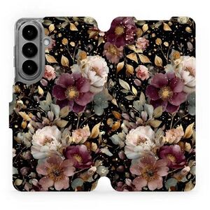 Mobiwear Flip pouzdro pro Samsung Galaxy S26 Plus - V169S zlatavé kvítky kép