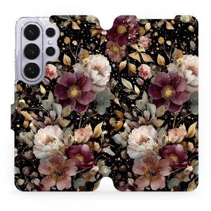 Mobiwear Flip pouzdro pro Samsung Galaxy S26 Ultra - V169S zlatavé kvítky kép