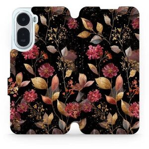 Mobiwear Flip pouzdro pro Xiaomi Redmi A7 Pro - V171S zlatavé lístky kép