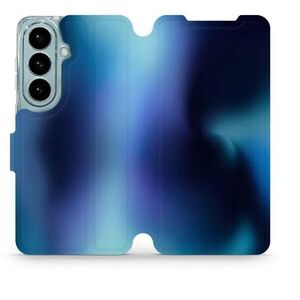 Mobiwear Flip pouzdro pro Samsung Galaxy S26 - VP68S modrý odstín kép