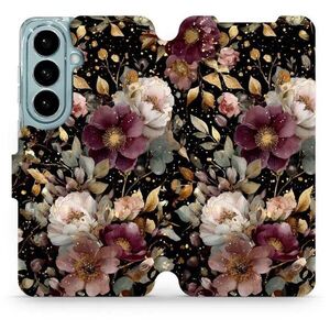 Mobiwear Flip pouzdro pro Samsung Galaxy S26 - V169S zlatavé kvítky kép