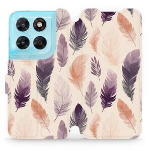 Mobiwear Flip pouzdro pro Motorola Moto G87 - VB08S akvarelová pírka kép